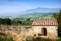 Val D'Orcia from Pienza Rampart